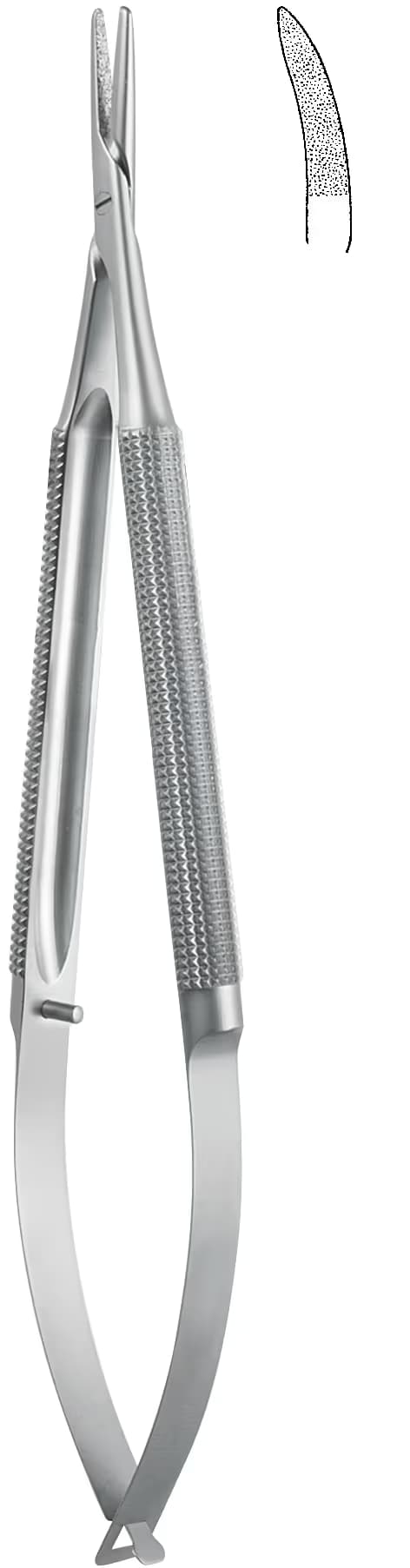 Portegü Mikro kilitsiz yuvarlak sap 2,0mm 23cm eğri