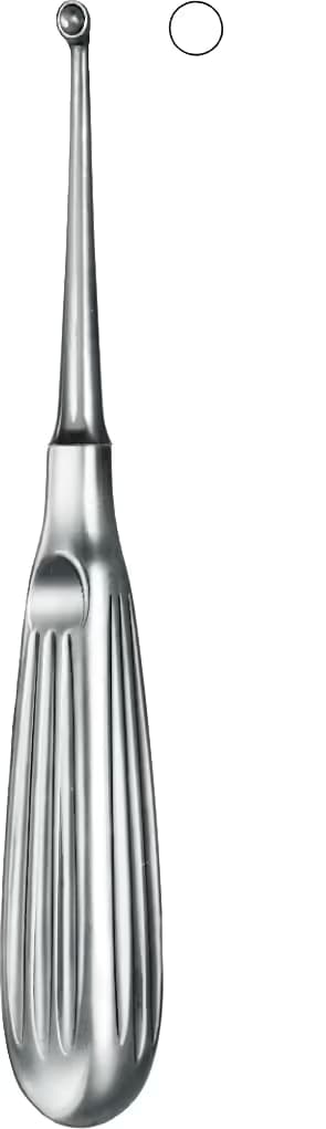 KEMIK KURETI BRUNS 16,5CM FIG.000 3MM