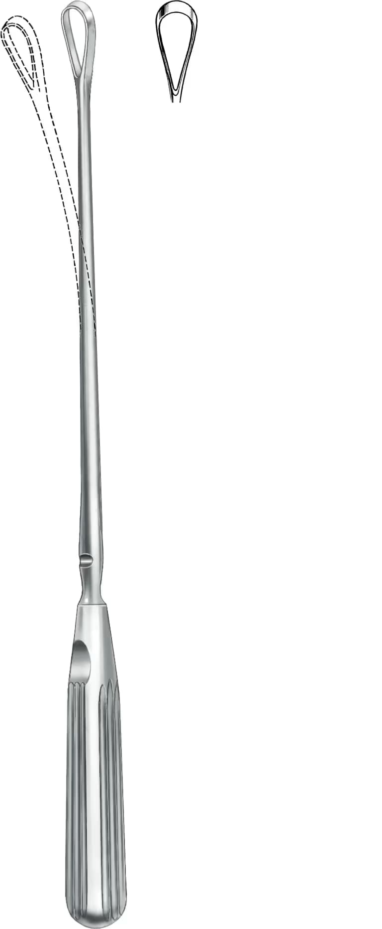 UTERIN KÜRET SIMS 25,5CM 15,0mm KESKİN
