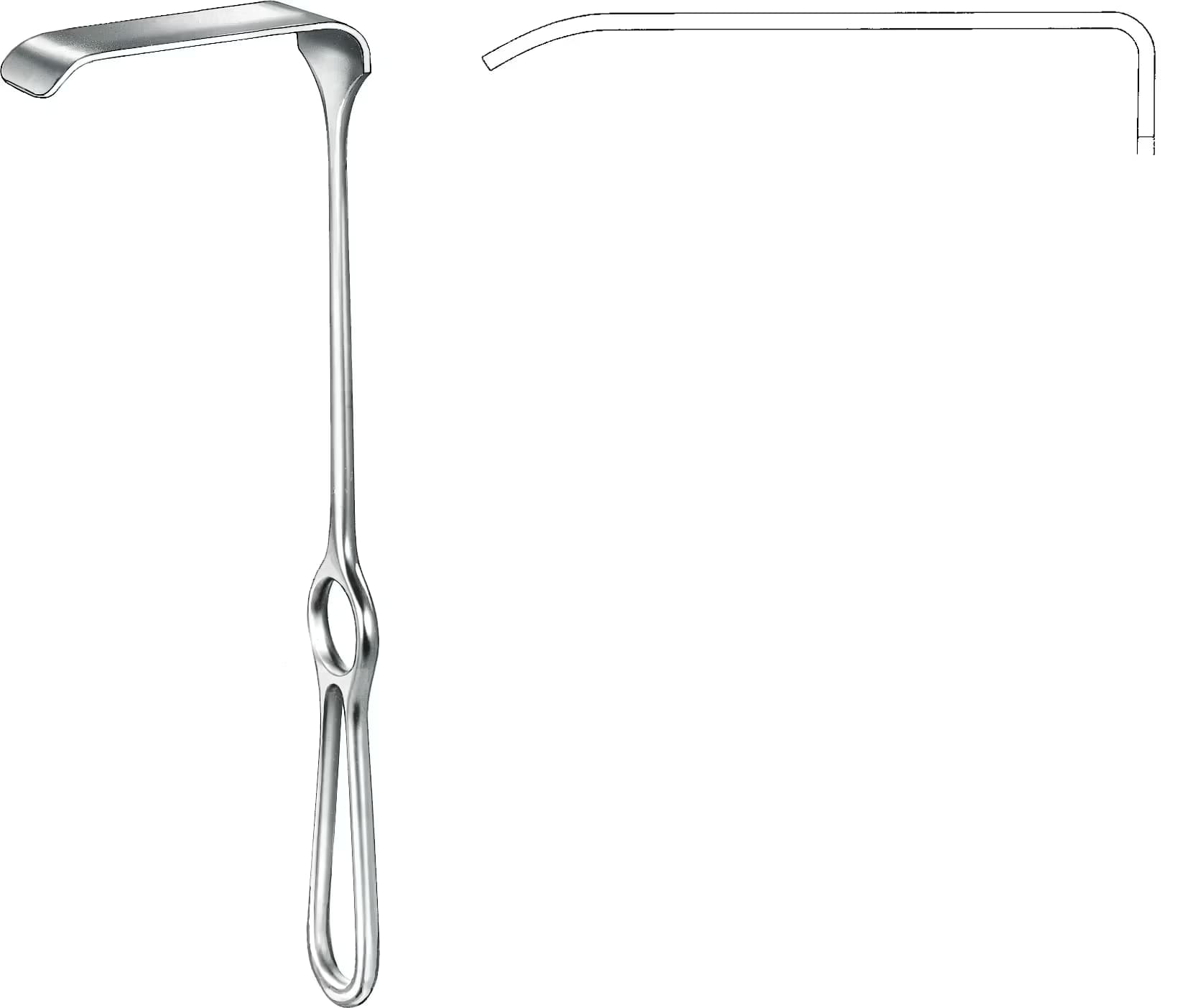 EKARTOR KOCHER-LANGENBECK 21,5CM 80X12MM
