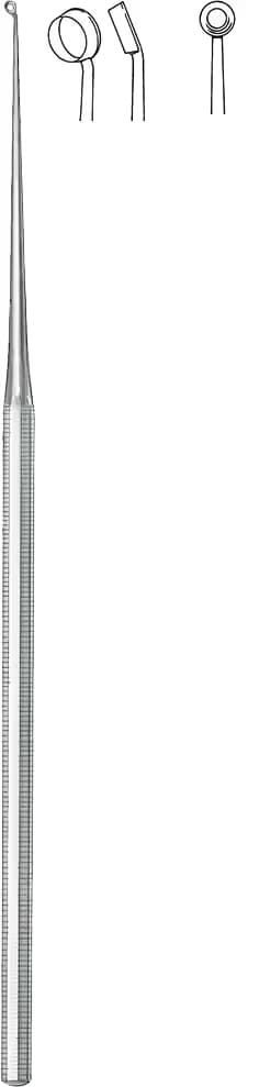 KULAK KURETI EĞRİ KESKIN 15cm 2,5mm