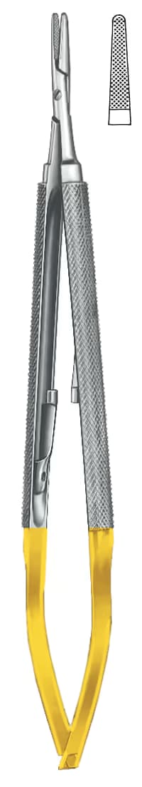 TC portegü mikro Jaboma yuvarlak sap kilitli 18cm düz