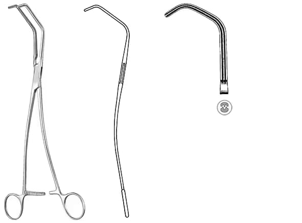 ATRAVMATIK KLEMP DEBAKEY SATINSKY 20CM 85MM