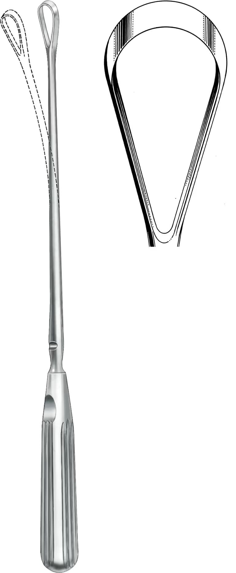 UTERIN KÜRET SIMS 25,5CM 35MM KÜNT