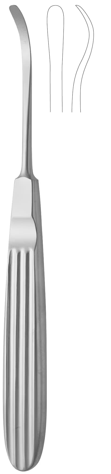 MÜHLİNG RASPA 17CM 4MM GERİYE EĞRİ