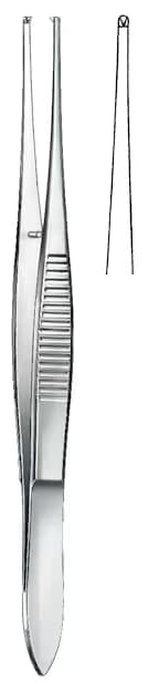GRAEFE penset 1X2 Dişli 10cm düz