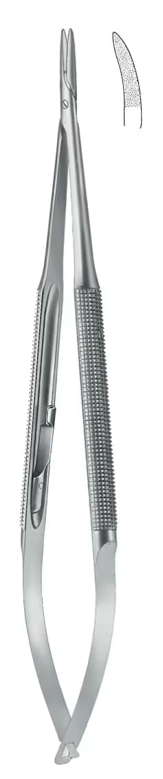 Portegü Mikro kilitli yuvarlak sap 2,0mm 18cm eğri
