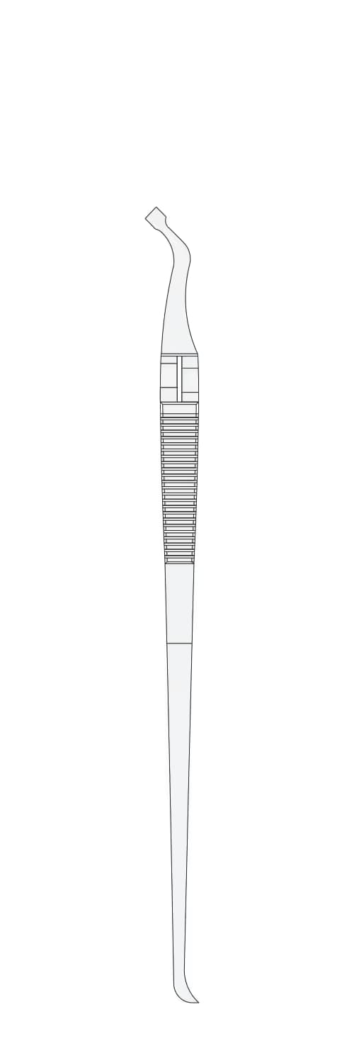 Braket Yerleştirme Forsepsi Hassas Eğri 165Mm