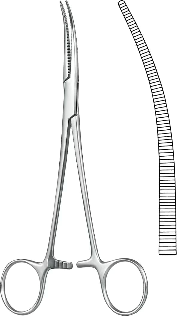HEMOSTATİK KLEMP CRAFOORD 24CM