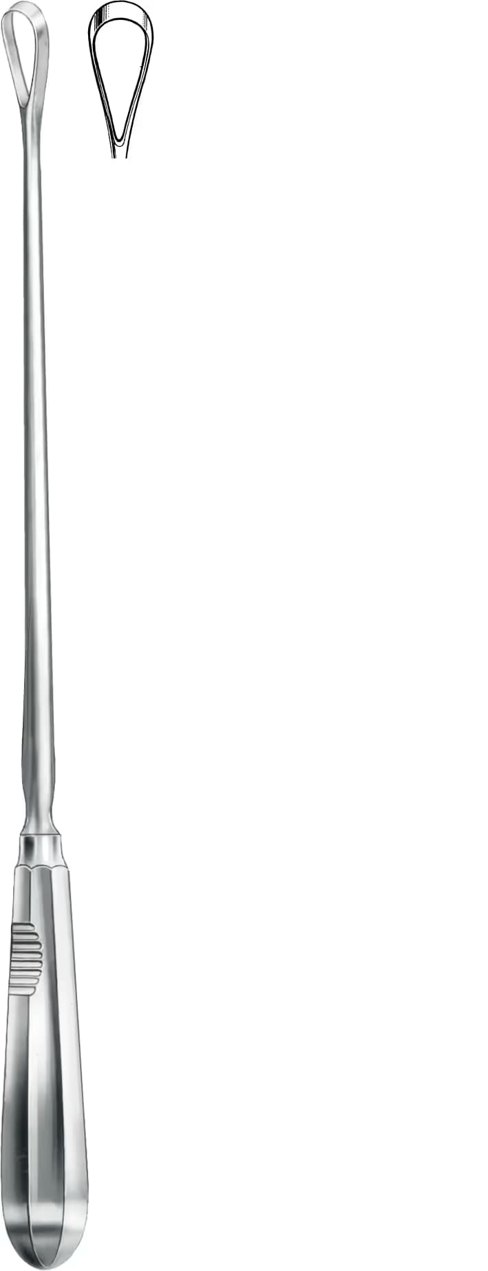 UTERINE KÜRET RECAIMER 30CM KESKİN SERT 1 8,5MM