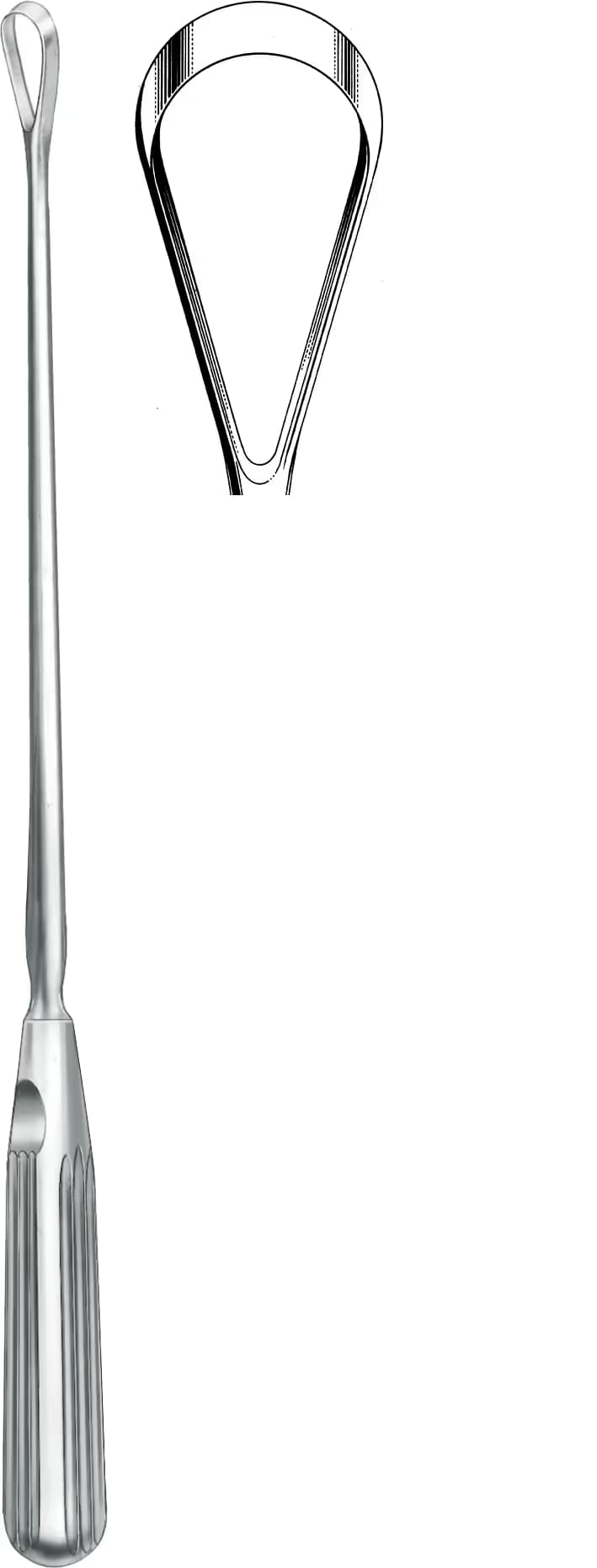 UTERIN KÜRET SIMS 25,5CM 25MM KESKİN