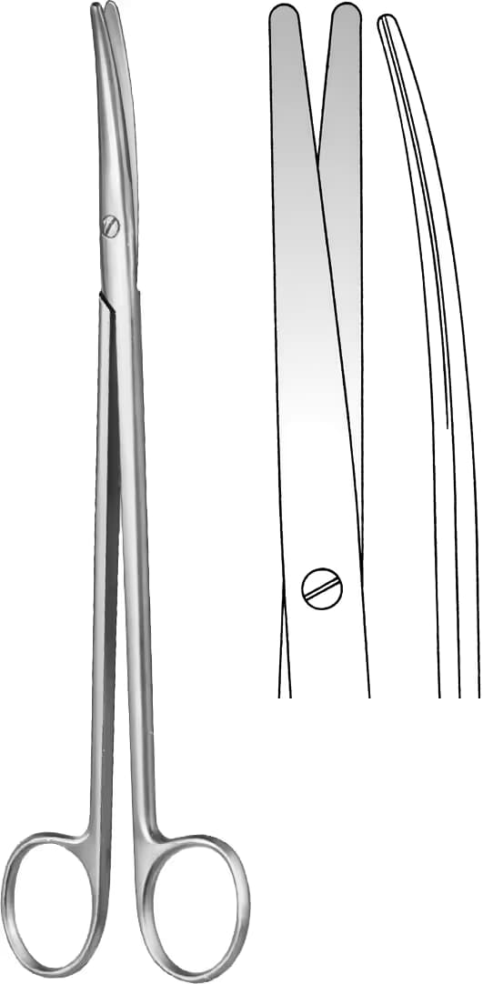 MAKAS METZENBAUM 23CM EĞRİ