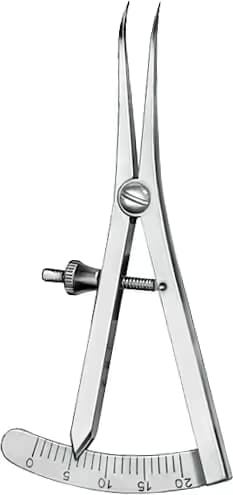 göz pergeli 0-20mm 8cm eğri