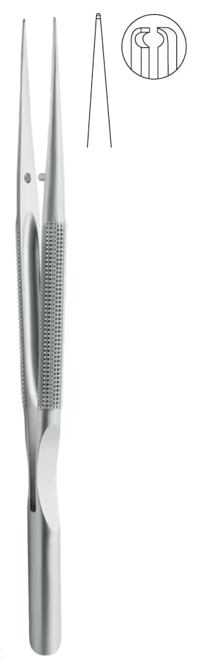 TC PENSET MİKRO YUVARLAK SAP DENGE AYARLI 0,30MM PIERCE 18CM