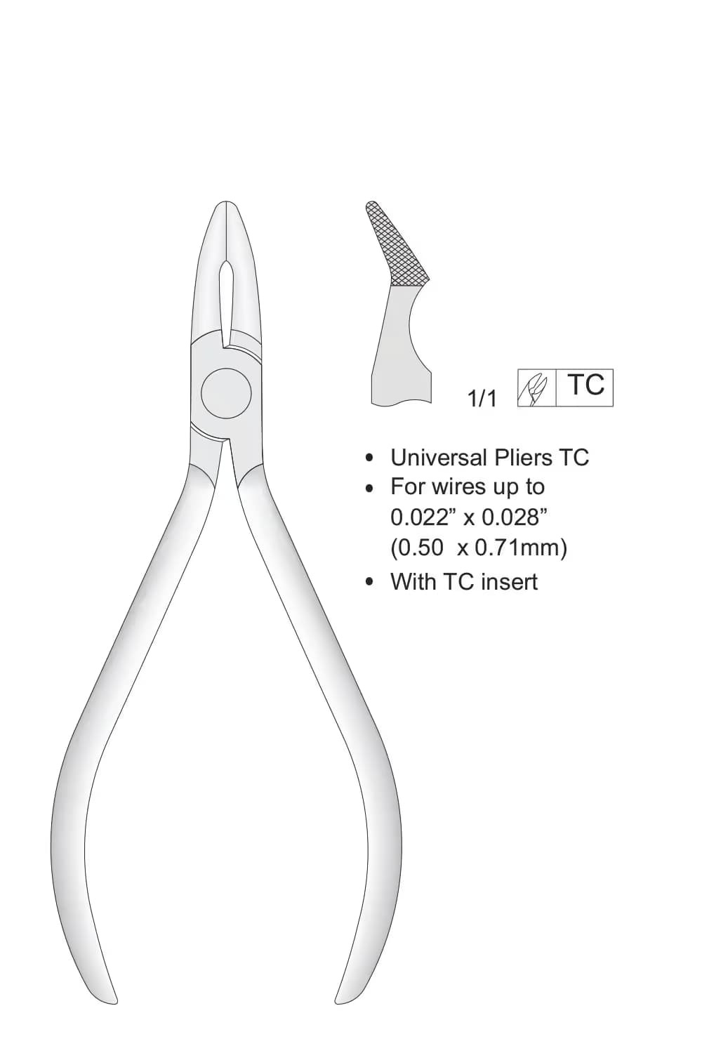Tc Evrensel Weingart Pensesi 130Mm, (0,71Mm)