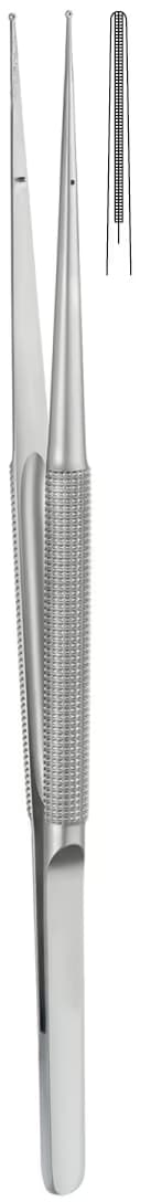 TC PENSET MİKRO YUVARLAK SAP ATR.DEBAKEY TİP 25CM 1,2mm
