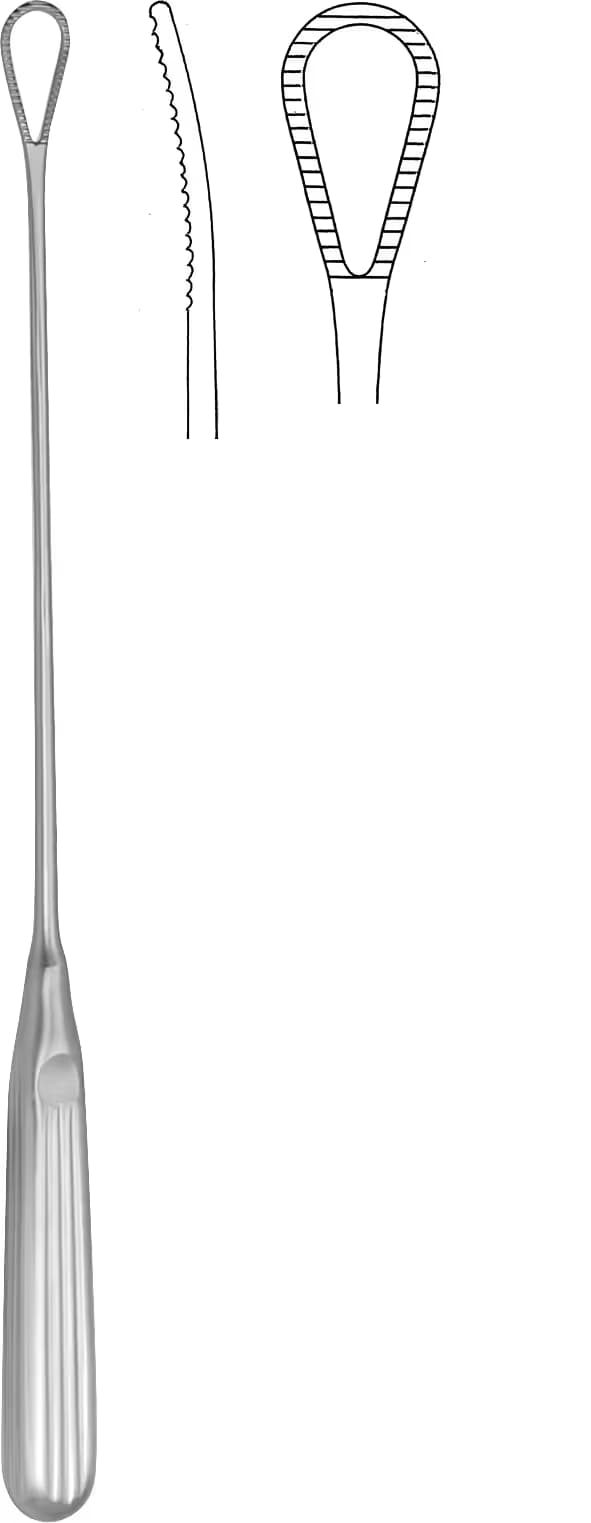 UTERINE KÜRET GREENE 28CM 12MM