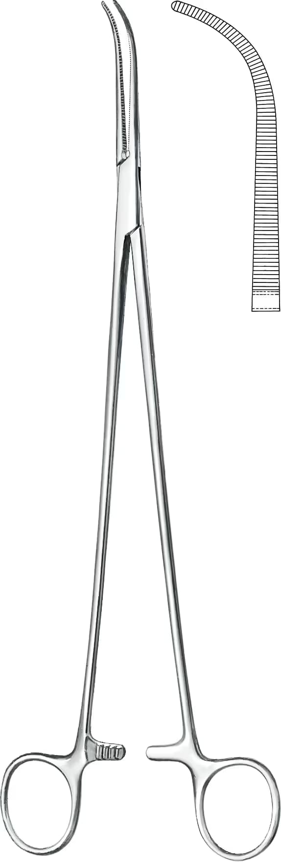 DİSEKSİYON KLEMP OVERHOLT F.1 29,5CM