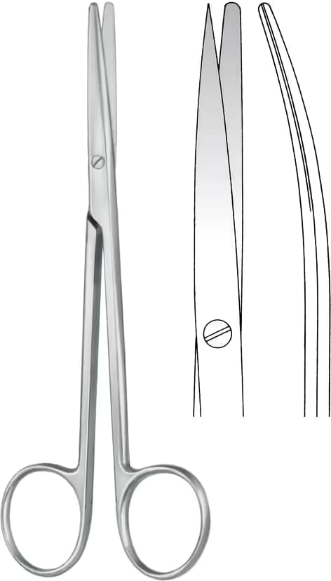 MAKAS METZENBAUM 14,5CM EĞRİ K/S