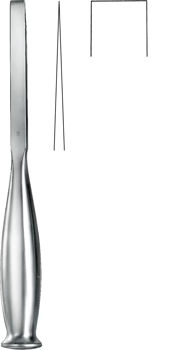 OSTEOTOM SMITH PETERSEN DÜZ 20,5cm 16mm
