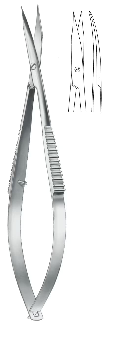kornea makası wescott 11cm keskin eğri