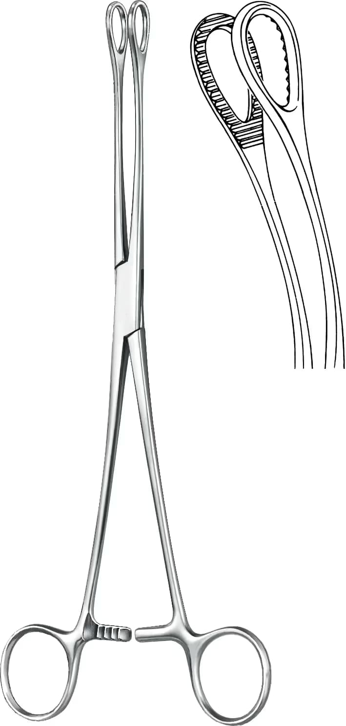 SPANÇ KLEMPİ FOERSTER DİŞLİ 25CM EĞRİ