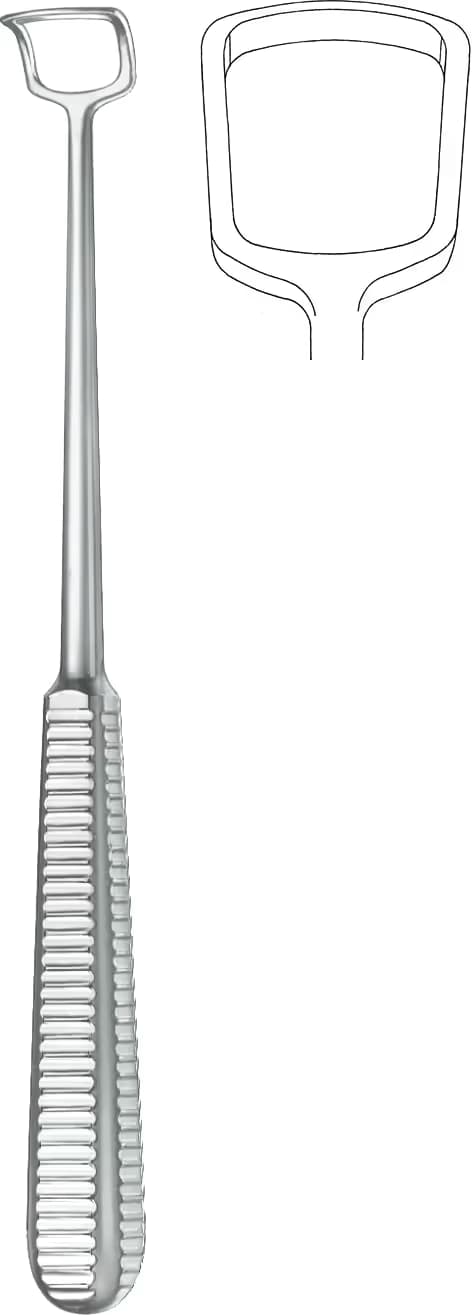 BECKMANN NEGUS ADENOID KÜRET 21,5CM FIG.6