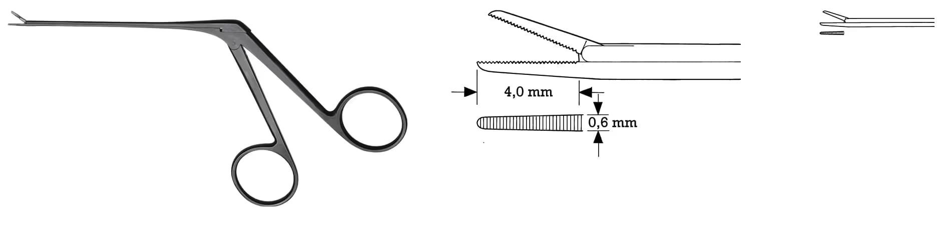 ALLIGATOR FORSEPS MCGEE 3,5mm 8cm