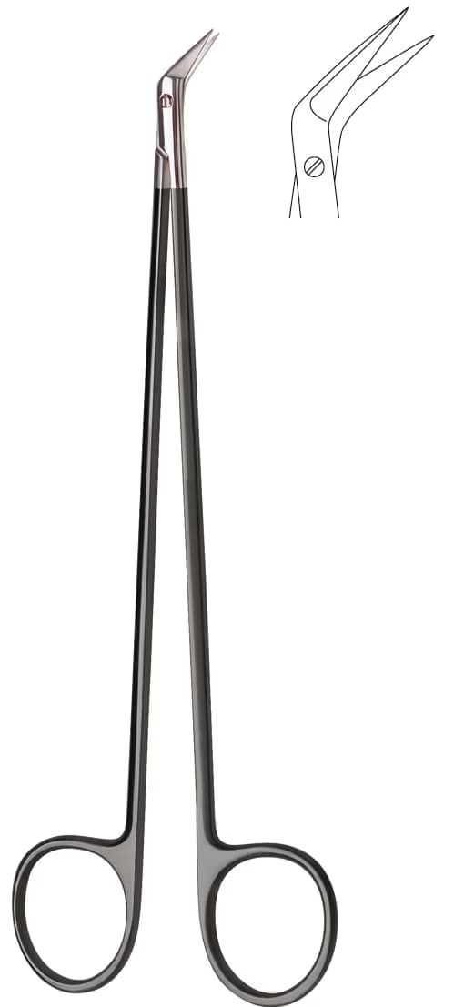 MAKAS DIETRICH TIRTIKLI AĞIZ 18,5CM 10MM 45DERECE