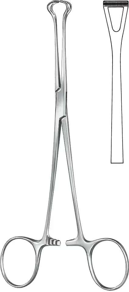 ATRAVMATIK KLEMP DE BAKEY BABCOCK 16CM 10mm