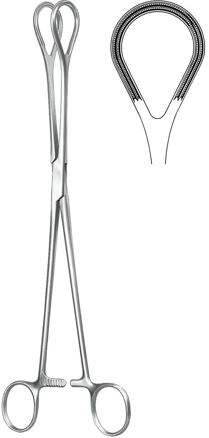 ATRAVMATIK OVUM FORCEPS 27CM