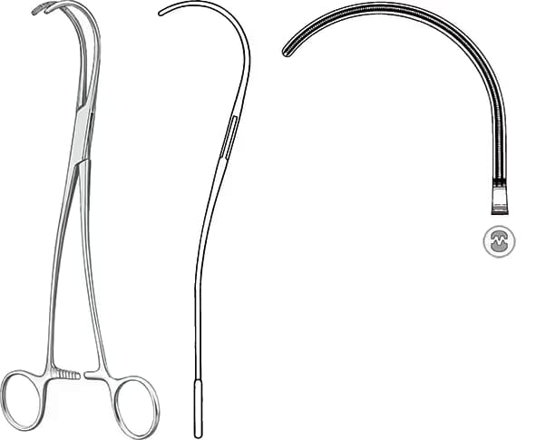 ATRAVMATIK KLEMP DEBAKEY SEMB 26cm 111mm