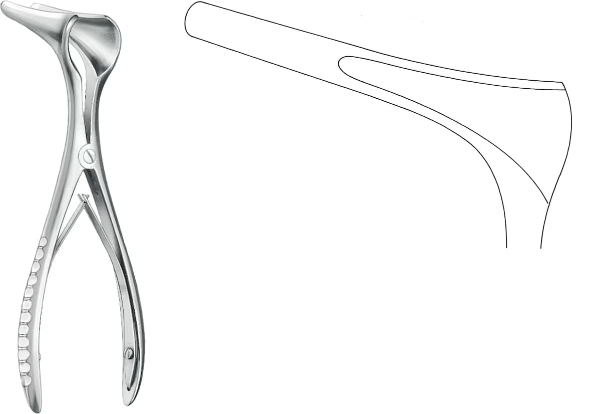 BURUN SPEKULUMU KILLIAN 14cm 75mm