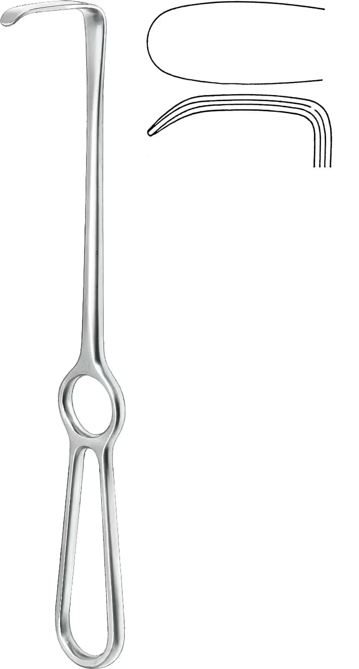 EKARTOR LANGENBECK 22CM 30X14MM