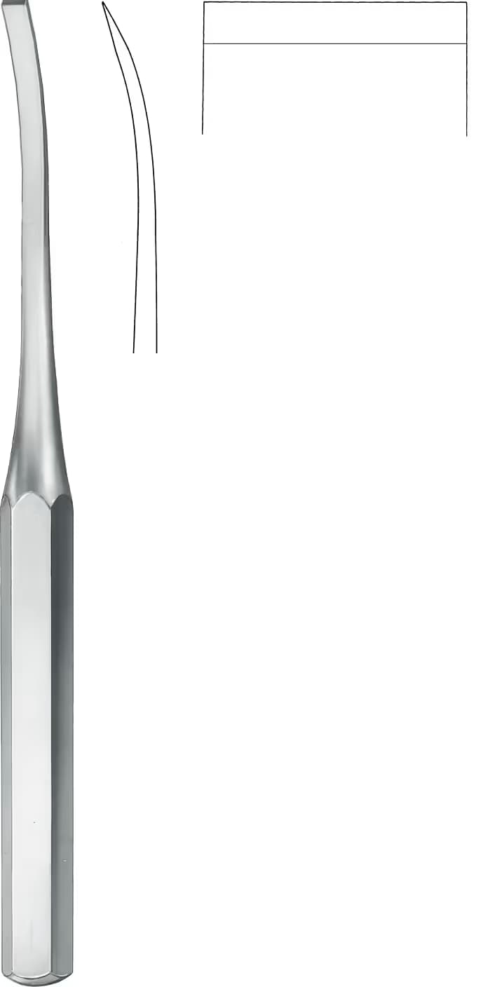 OSTEOTOM HIBBS EĞRİ 24,5cm 32mm