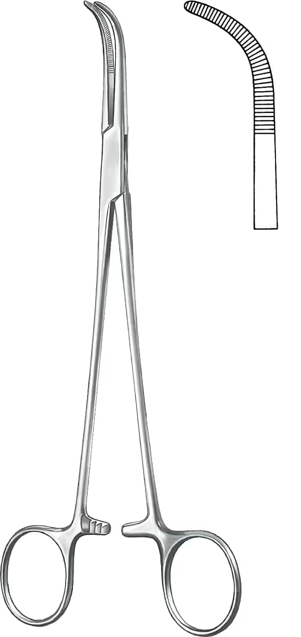 DİSEKSİYON KLEMP OVERHOLT-GEISSENDORF FIG.1 21CM