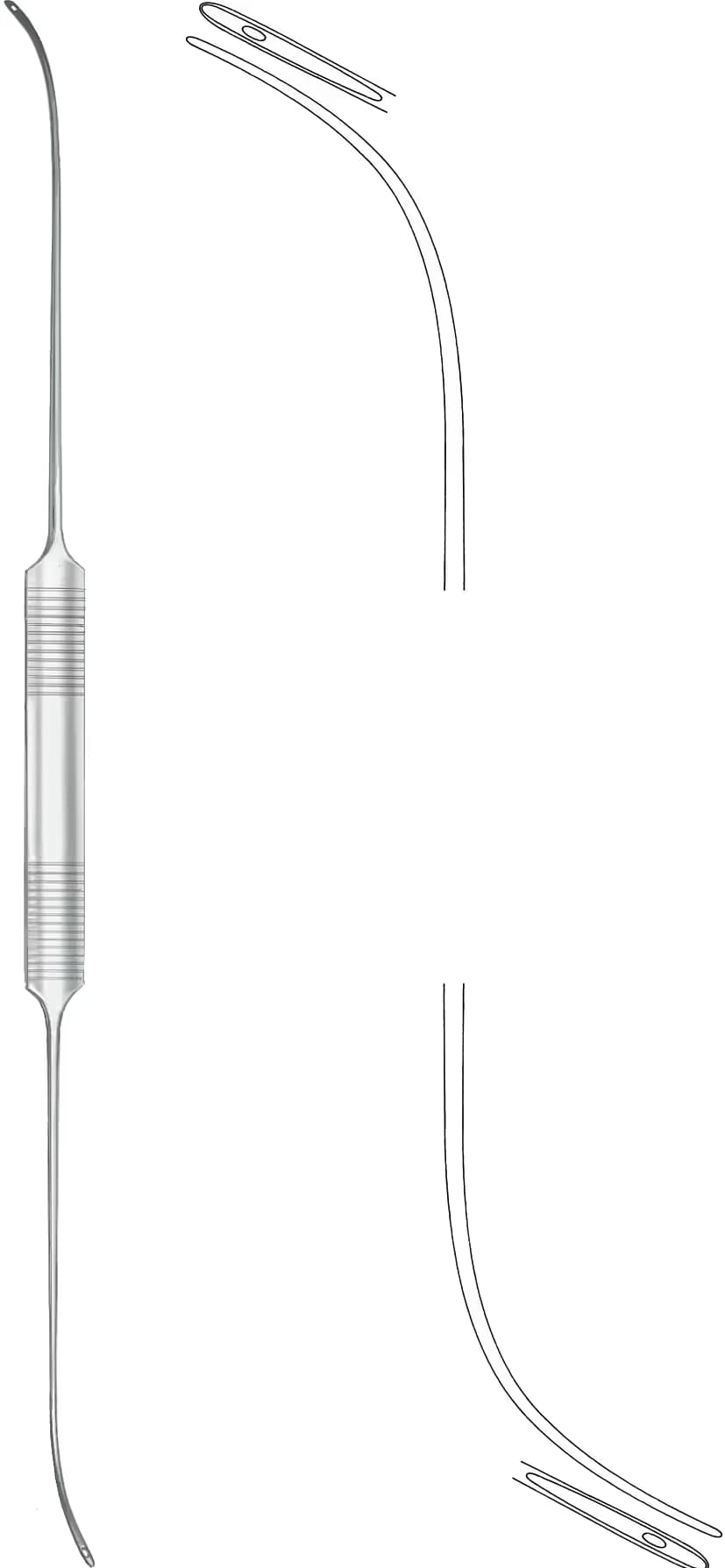 Ligatür iğnesi Schmieden-Dick 30cm