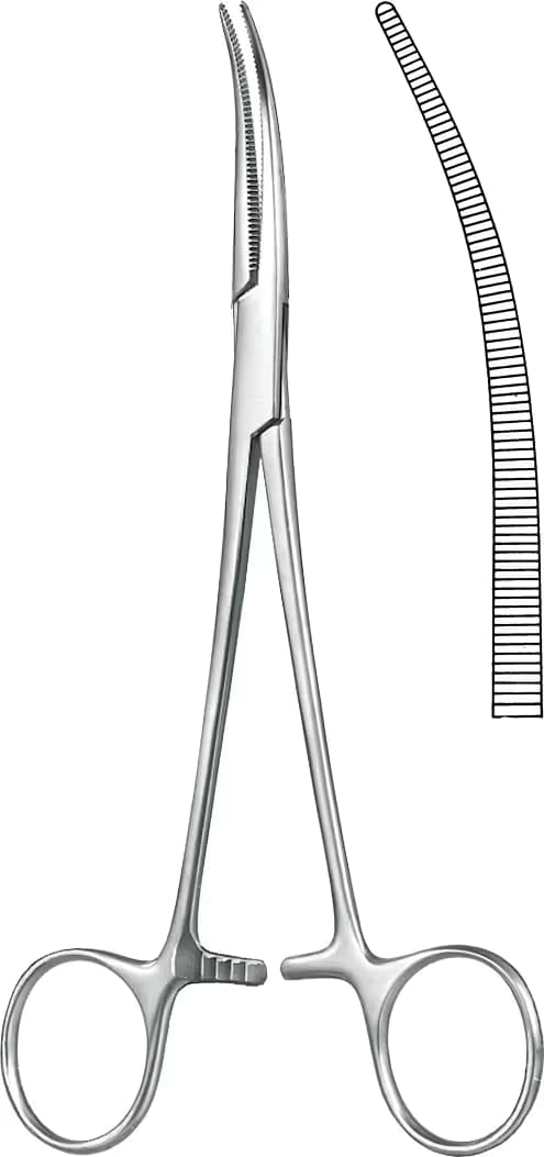 HEMOSTATİK KLEMP CRAFOORD 18,5CM