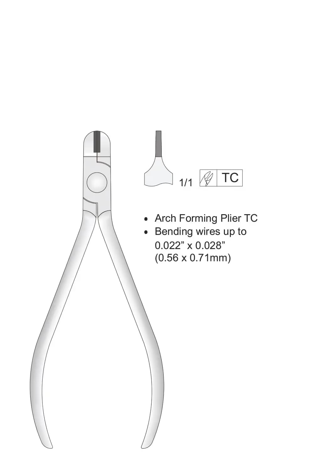Tc Açılı Tweed Pensesi 125Mm