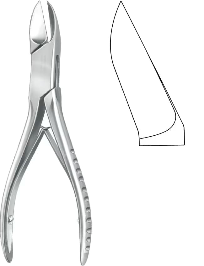 KEMİK KESME KLEMPİ LISTON EGRI 20CM