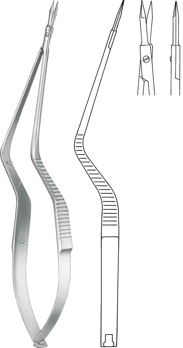 MİKRO BAYONET MAKAS 20CM DÜZ