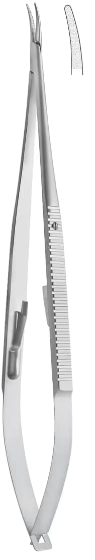 TC Portegü Mikro kilitli düz sap 1,2mm 15cm eğri