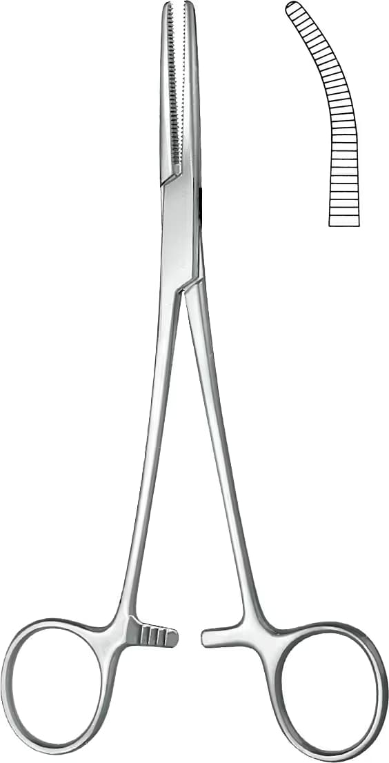 HEMOSTATİK KLEMP SPENCER WELS EGRI 14CM