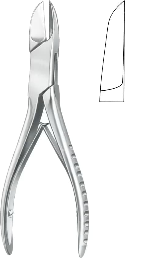 KEMİK KESME KLEMPİ LISTON DUZ 17CM