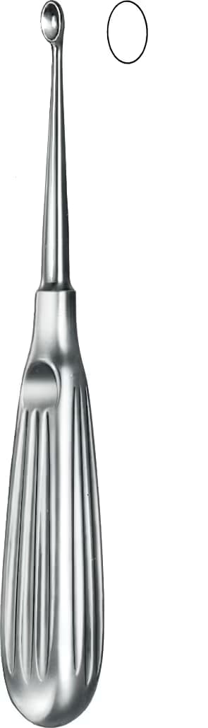 KEMIK KURETI VOLKMANN 17CM FIG.0 5,2MM