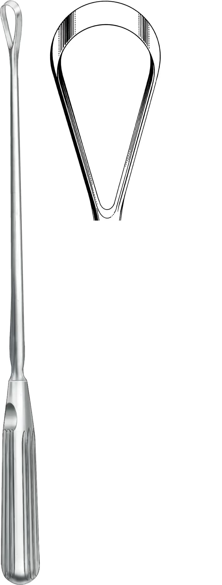 UTERIN KÜRET SIMS 25,5CM 30MM KESKİN