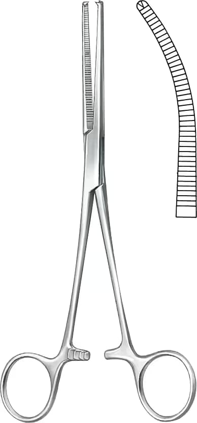 KLEMP KOCHER İNCE 1X2 DISLI EGRI 14CM
