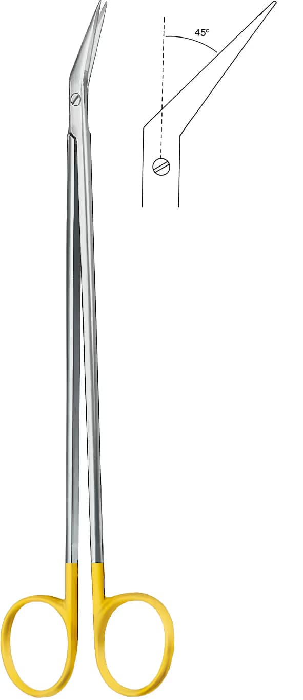 TC MAKAS DEBAKEY 23CM 45DERECE
