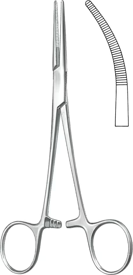 HEMOSTATİK PENS RANKIN 16CM EĞRİ