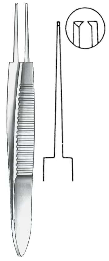 İris Penseti Bonn model 1x2 dişli Düz 7cm